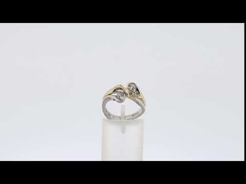 Bague Fine en Argent et Or 10K| Fait au Québec par artisan|Baron Designs