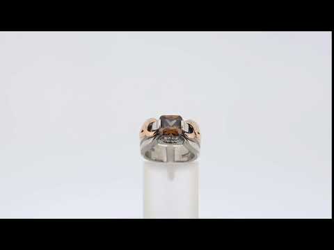 Bague Cocktail, Argent et Or 10K| Joaillier de Montréal| Baron Designs