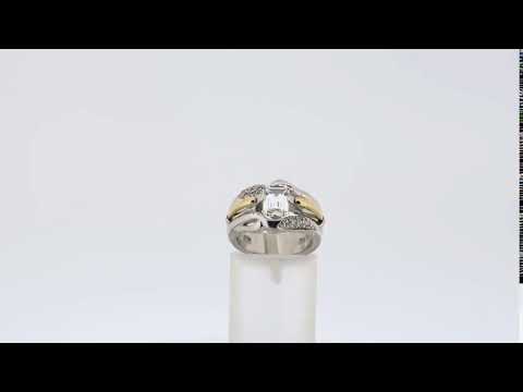 Bague Cocktail, Argent et Or 10K| Joaillier de Montréal| Baron Designs