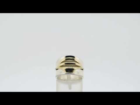 Amor| Jonc .925 et Or 10K|Fait au Québec Artiste Joaillier| Baron Designs