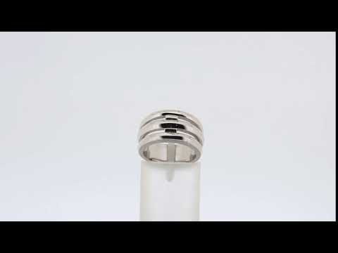 Bague Jonc Argent .925, Rhodium| Fait Québec Artiste Joaillier| Baron Designs