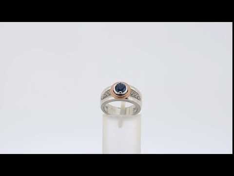 
                  
                    Charger et lire la vidéo dans la visionneuse de la galerie, Bague Jonc .925 Accent Or 10K|Fait au Québec Artiste Joaillier| Baron Designs
                  
                