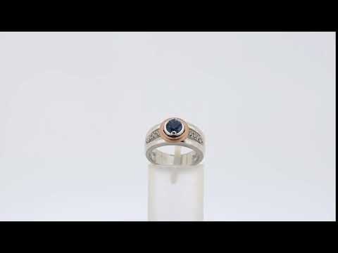 Load and play video in Gallery viewer, Bague Jonc .925 Accent Or 10K|Fait au Québec Artiste Joaillier| Baron Designs
