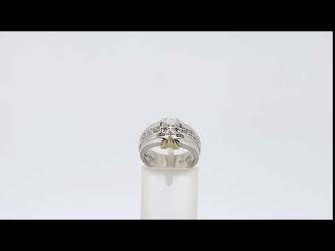 
                  
                    Load and play video in Gallery viewer, Freude|Bague Cocktail Argent et Or| Fiançailles-Fait Montréal| Baron Designs  Edit alt text
                  
                