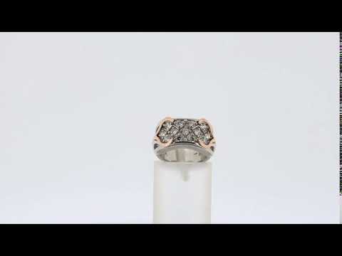 
                  
                    Charger et lire la vidéo dans la visionneuse de la galerie, Bague Stylisée, argent et Or 10K| Joaillier de Montréal| Baron Designs
                  
                