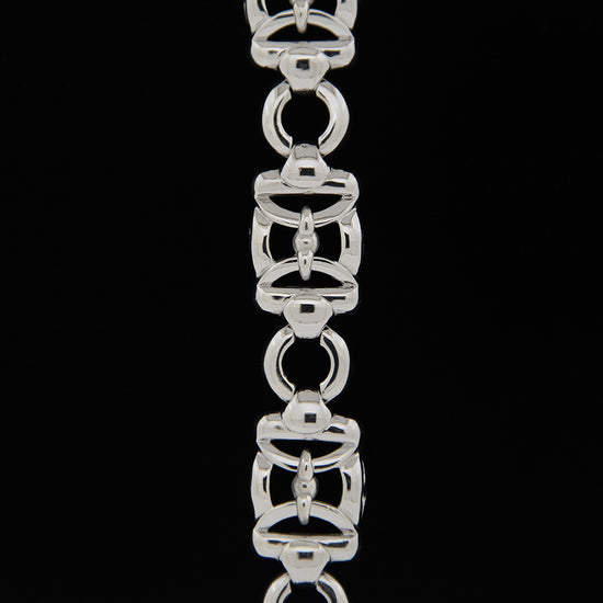 Bracelet en Argent .925 Massif| Rhodium| Fait au Québec| Baron Designs 